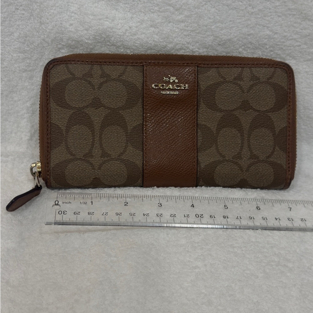 Coach Brown Signature Wallet